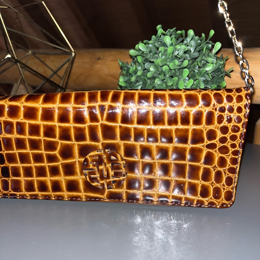 Antonio Melani Clutch with gold hardware